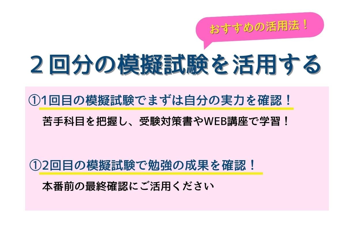 ２回分の模試活用法