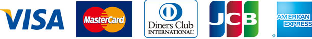 VISA/MASTER/DINERS/JCB/AMEX